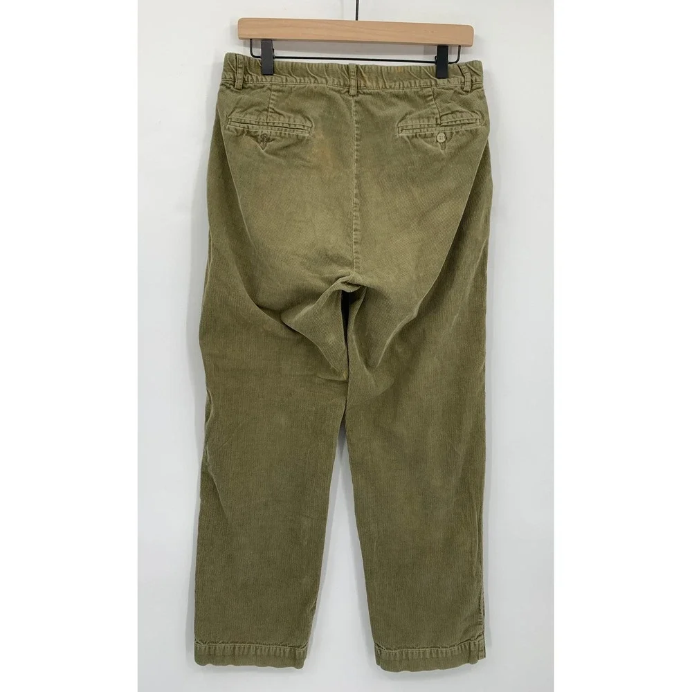 Vintage Polo Ralph Lauren Corduroy Pants Mens 32x30 Olive Green Straight Leg